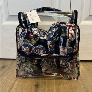 NWT - Vera Bradley - 3 Piece Cosmetic Organizer - Snow Globes